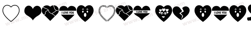 I love you in every universe字体转换
